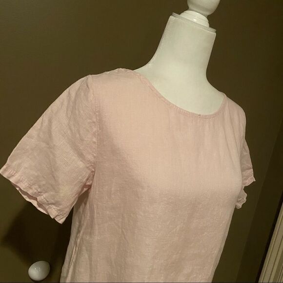 Terzo Millennio 100% Linen Top - Picture 4 of 12